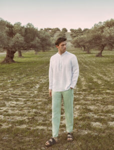 Λινή μπλούζα (ln-004)