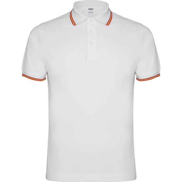NATION-white Polo Αντρικό (pl-009) - Image 1